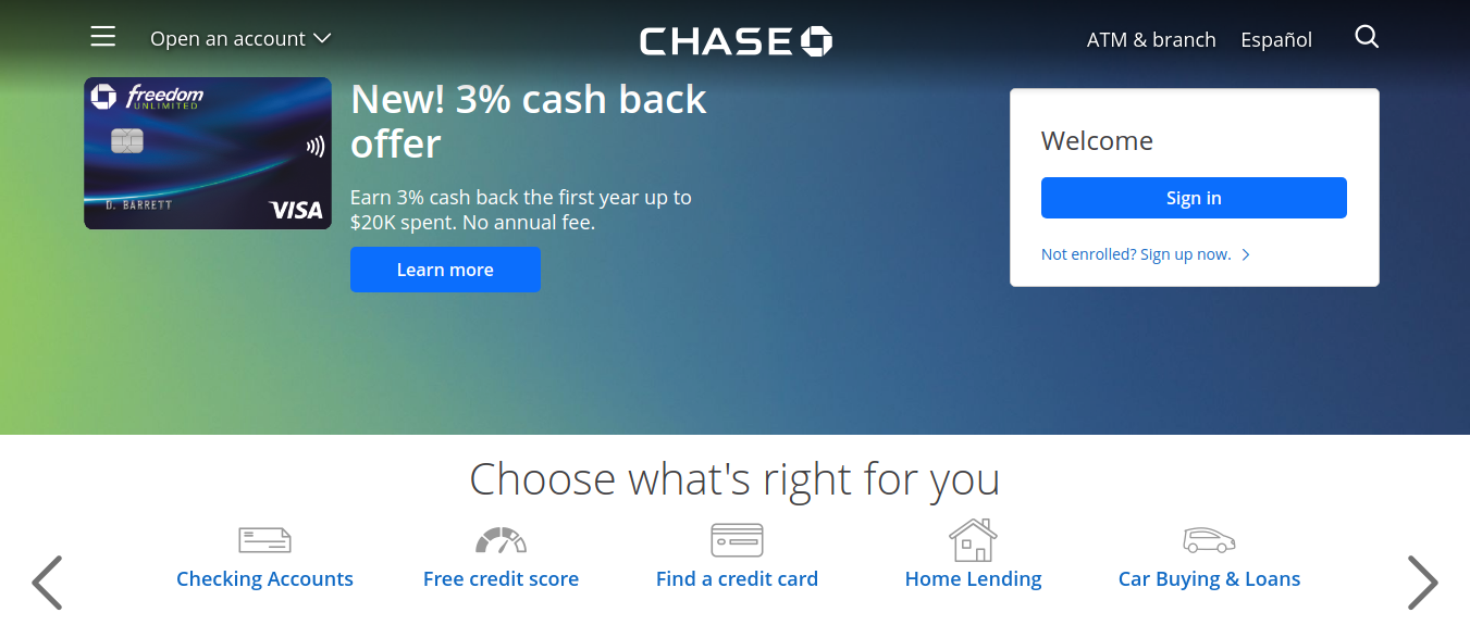 Personal loan from chase 